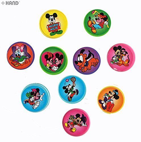 Assorted designs of Mickey Mouse rubber stamps