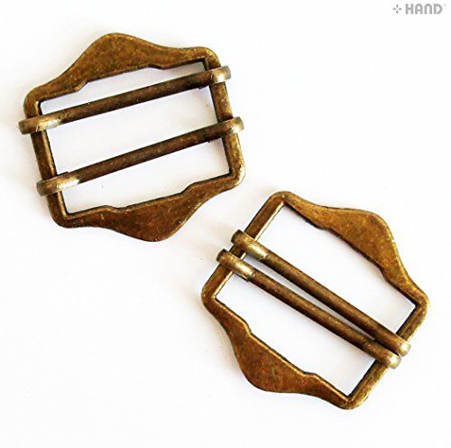 Antique gold metal buckle for shoe boots