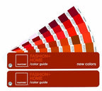 Side view of Pantone FGP120 Colour Guide fan deck
