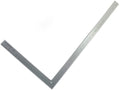 Double sided aluminium ruler showing precise markings