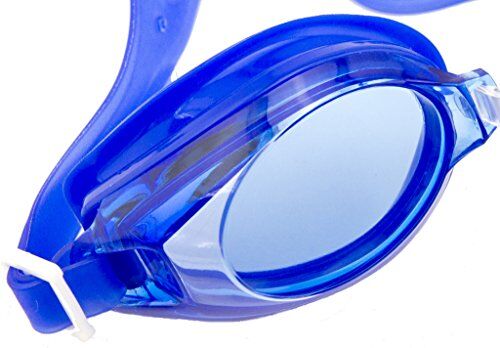 YG-7008 Deep Blue Swimming Goggles - Ergonomic Design with 100% U.V. Protection and Anti-Fog Coating
