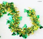 Heart Party Valentine Tinsel Assorted Colours Gardland Decoration 1.75m - Pack of 5