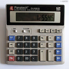 Close-up of the PA-200M-W professional calculator keys.