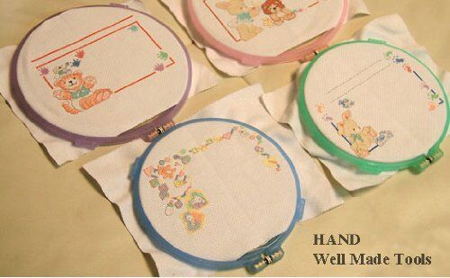 Plastic Deluxe Super Grip Cross Stitch Embroidery Hoop (7.5 19cm)
