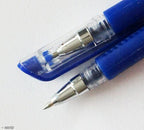 Packaging of the 009 fine point blue ink pen set