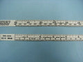 Extra length tailors tape measure showing inch and cm markings.