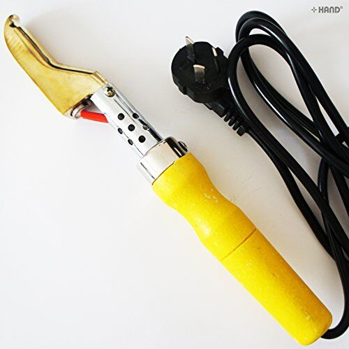 Professional leather iron with ergonomic handle