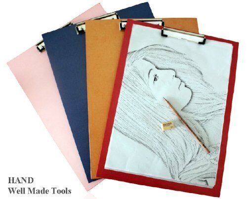 Light weight large clip board on a table