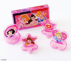 Close-up of the Disney Princess rubber stamps in the set
