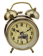 Side view of the retro Jeep alarm clock displaying dimensions