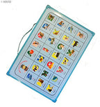 Children Colourful Dry Erase Magnetic White/Alphabet Board with Marker, Eraser and Magnets (Large Girls 50x35)