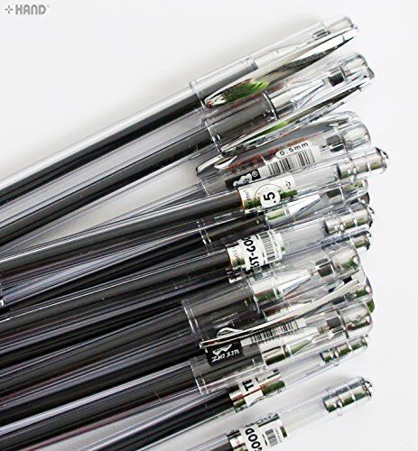 G-2501 Fine Point 0.5mm Black Gel Ink Pen - Pack of 12