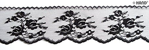 NO.3501 fine lace borders in white alongside sewing tools