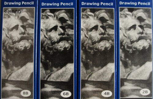 Close-up of black charcoal drawing pencils showcasing their tips.