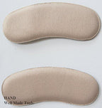 Different angles of the heel grippers highlighting their design.