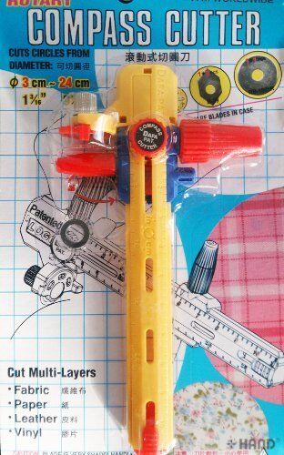 C-106 Rotary Compass Circle Cutter on a cutting mat
