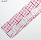 B95 ruler being used to measure fabric for quilting