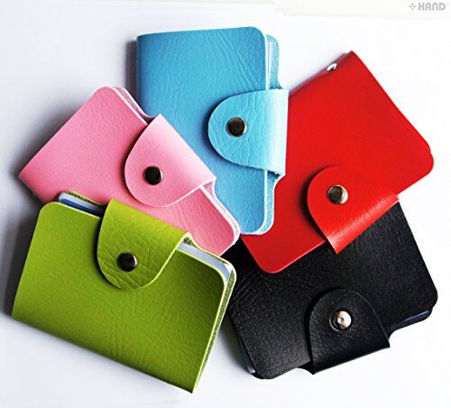 Wallet open with credit cards inserted in the slots