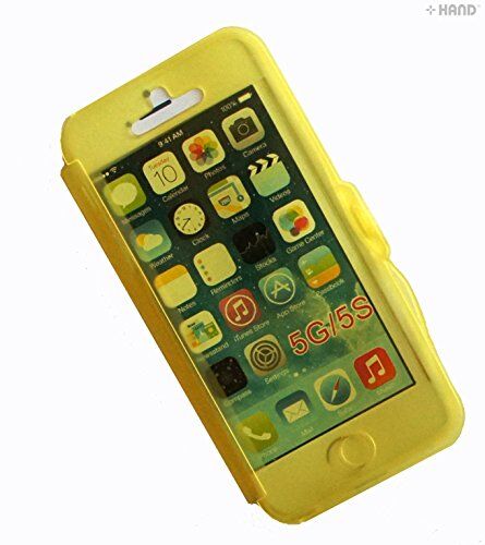 Two colourful cases displayed side by side for comparison
