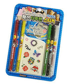 Colourful temporary tattoo stickers for kids
