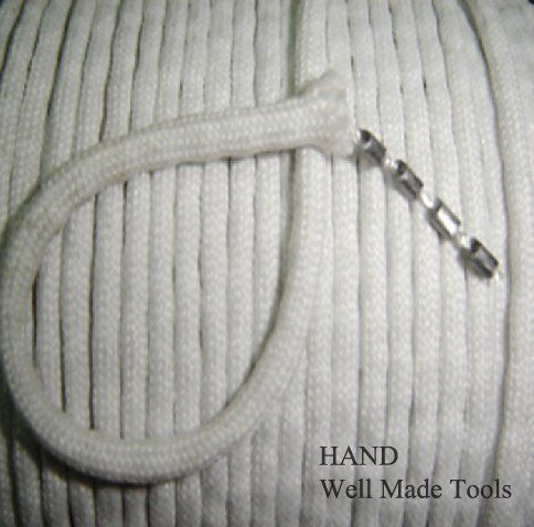 30 grams lead curtain weigh hem tape on a measuring scale