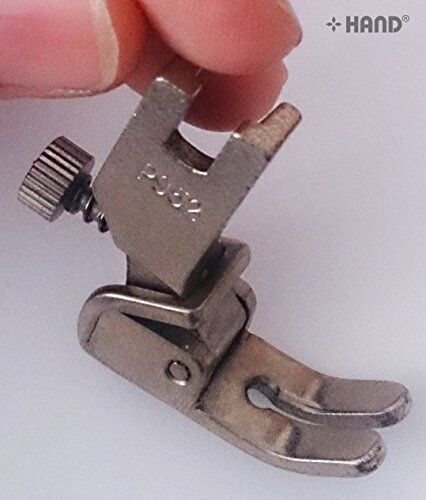 Various sewing machine gathering feet displayed together