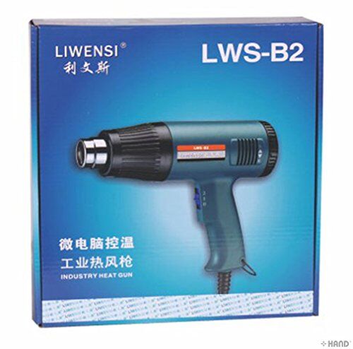 Side view of the hot air gun showcasing its design