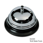 Close-up of the 2.5 inch high call bell showcasing its design.