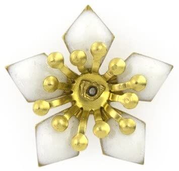 Pack of 10 white flower embellishments for crafts