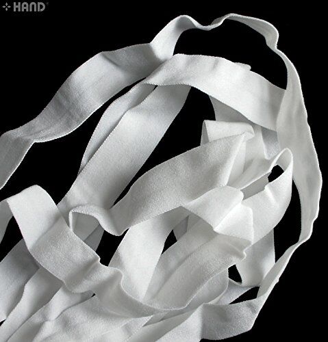 Off White Delicate Smooth Knitted Flat Underwear Elastic - Assorted Width - 10 metres (K7070/15 - 15mm)