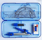 Ruler included in the compass and geometry set