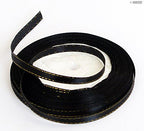 ® Elegant Black and Gold Craft DIY Party Ribbon Trim - Assorted Width and Styles (NO.FBG03 Satin 7mmx20m)