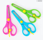 Packaged kids scissors ready for purchase