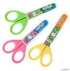 Children using colourful scissors for craft activities