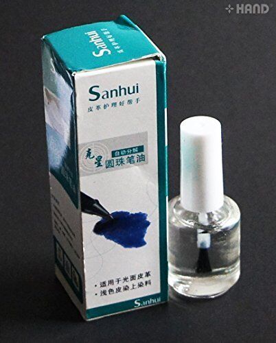 15ml bottle of pen ink stain remover oil for leather