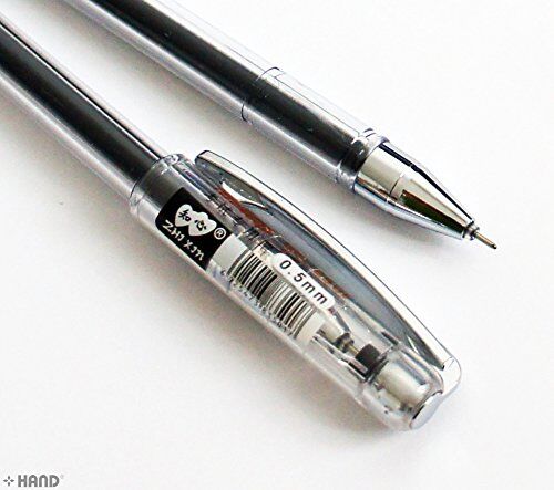 Close-up of G-2501 gel ink pen showing fine point tip