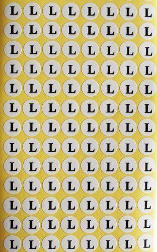 Size L Round Stickers, Garments, Hanger- 1cm Diameter, 10 Sheets 200 Stickers/Sheet