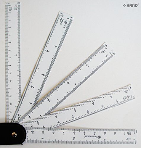 User demonstrating the ruler in use