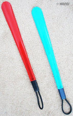 Close-up of the LED feature on the shoehorn for visibility.