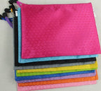 Interior view of a B4 zip file bag showing storage space