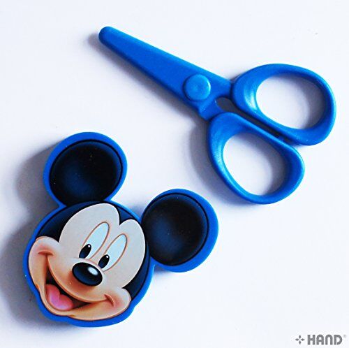 Close-up of 9cm kids safe scissors for crafting