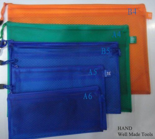 Close-up of the tough PVC material of the mini tool bag.