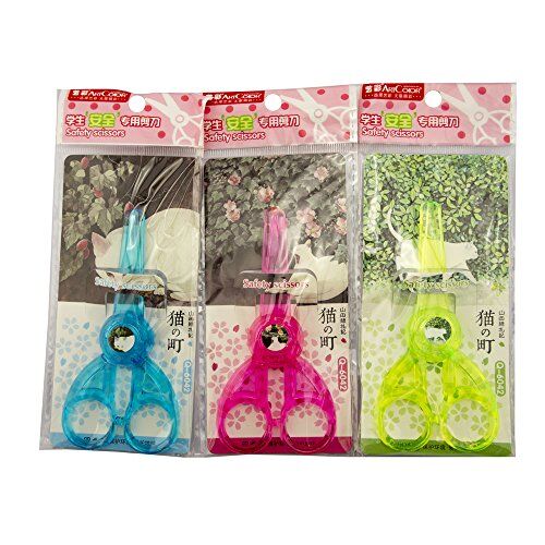 Safety scissors designed for children's crafting activities