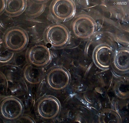 201 4-part Plain Flat Top Press Stud Buttons 15mm (201 Vintage Gold - appx 320g)
