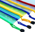 A3 zip file bag open, showing storage space for tools and stationery.