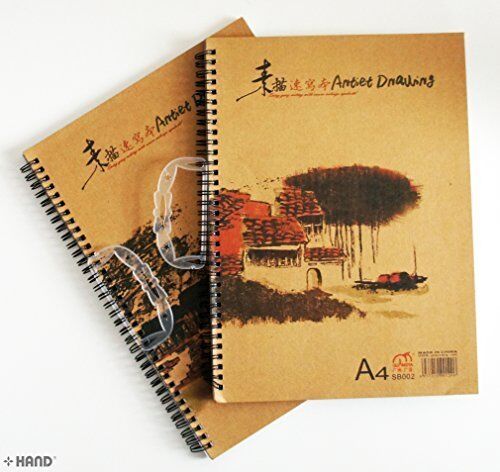 A4 hardback sketch book in Snow White with 100gsm paper.