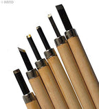 Chisels in a protective case, ready for wood carving projects