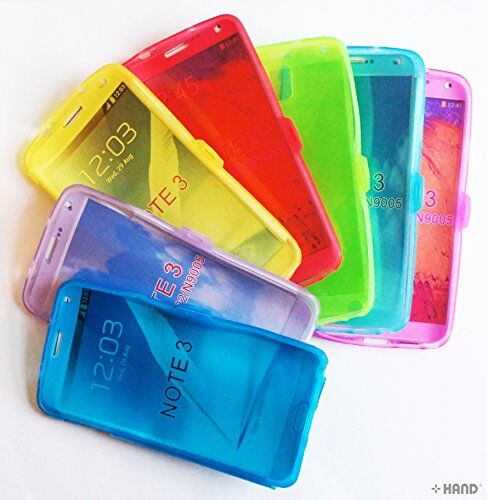Back view showcasing the design of the protective case for Galaxy Note 3.