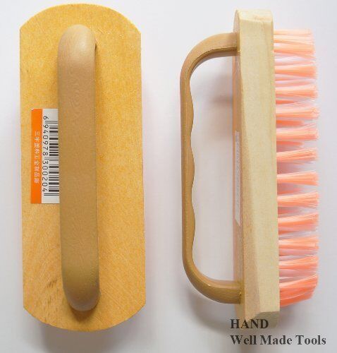 Two B-88 Comfort wood garment brushes displayed together.