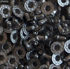 831 4-part Plain Flat Top Press Stud Buttons 15mm (831 Silver - appx 275g)